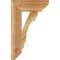 Ekena Millwork Olympic Slat Rough Sawn Bracket, Western Red Cedar, 4"W x 14"D x 22"H BKT04X14X22OLY06RWR - alternate 3